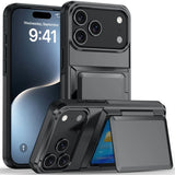 Card Holder Shockproof Case For iPhone