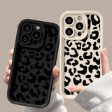 Leopard Print Silicone Phone Case For iPhone