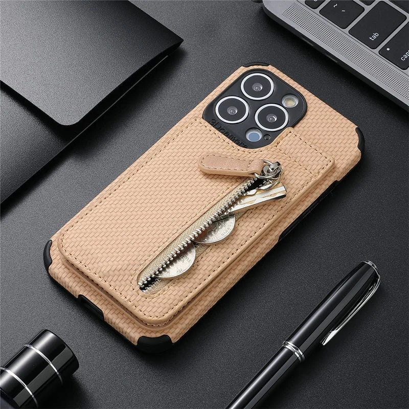 Card Pocket Wallet Case for iPhone