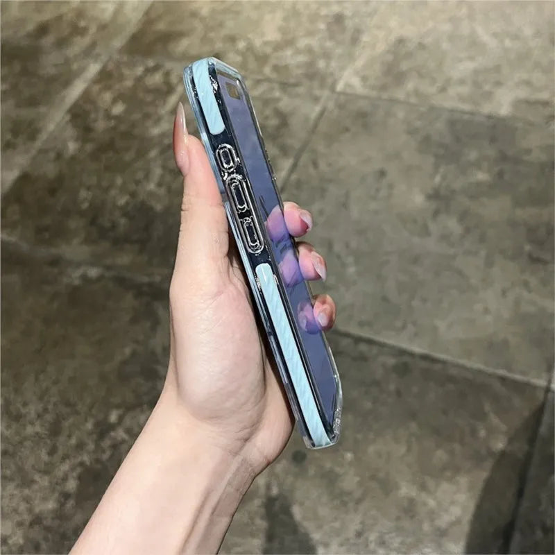 Luxury Clear Soft Magnetic Wireless Charge Case for iPhone