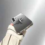Metal Compass Pattern Tempered Glass Phone Case For Samsung