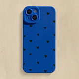 Love Heart Shockproof Silicone Soft Phone Case For iPhone