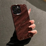 3D Wavy Pattern Shockproof Soft Phone Case For iPhone