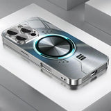 Tech-Style Electroplated Shockproof Case for iPhone