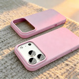 Premium Solid Color Liquid Silicone Shockproof Case for iPhone