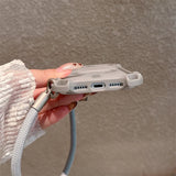 Crossbody Lanyard Magnetic Shockproof Clear Case For iPhone