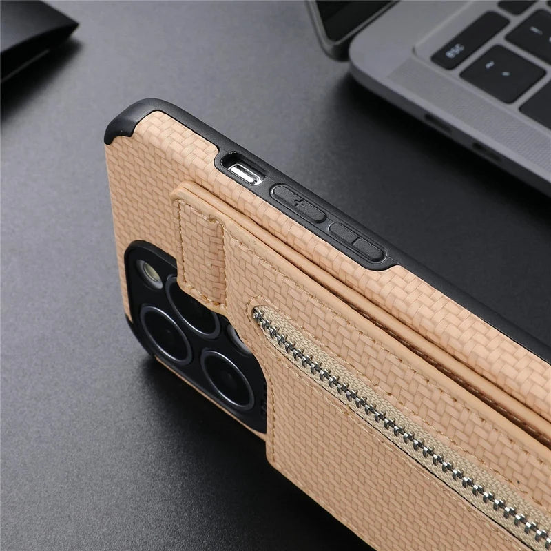 Card Pocket Wallet Case for iPhone