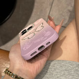 Luxury Gradient Color Butterfly Case for iPhone