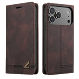 RFID Blocking Leather Flip Wallet Case For iPhone