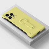 Slim Minimalist Frameless with Stand Case for iPhone