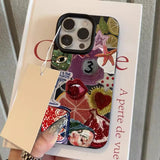 Retro Fruit Pattern Shockproof Soft Phone Case For iPhone