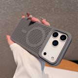 Magsafe Honeycomb Heat Dissipation Wireless Charge Case for iPhone