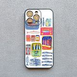 Sardines Fish Art Shockproof Phone Case For Iphone