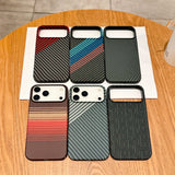 Magnetic Luxury Carbon Fiber Texture Phone Case for iPhone