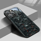 Creative Mechanical Circuit Glass Case for iPhone