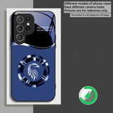 Eagle Head Magnetic Glass Phone Case For Samsung