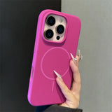 Original Liquid Silicone Magnetic Case For iPhone
