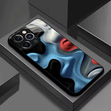 Abstract Art Pattern Electroplated Case for iPhone