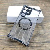 Shockproof Armor Honeycomb Texture Magnetic Case For Samsung
