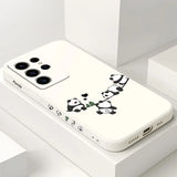 Baby Panda Liquid Silicone Phone Case For Samsung