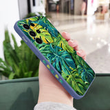 Monstera Deliciosa Leaf Pattern Phone Case For Samsung