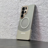 2 IN 1 Splicing Matte Magnetic Case For Samsung