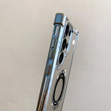 Luxury Plating Magnetic Wireless Charge Case for Samsung