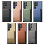 RFID-blocking Wallet with Card Holder Phone Case for Samsung