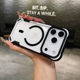 Panda Design Magnetic Transparent Phone Case For iPhone
