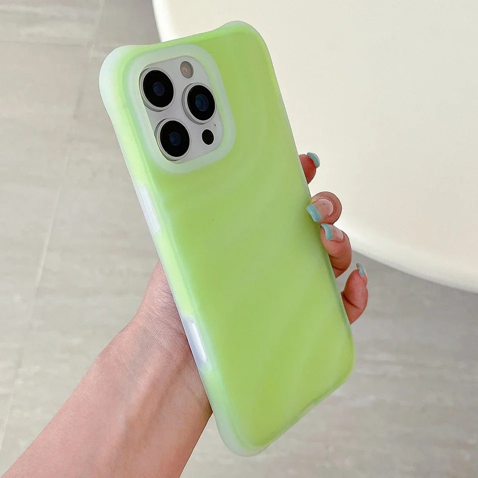 Liquid Silicone Candy Colored Jelly Case for IPhone
