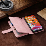 Luxury Wallet Flip Leather Case for iPhone