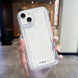 Small Flower Stars Anti-drop Airbag Soft Case For iPhone