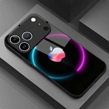 Colorful Halo Apple Pattern Electroplated Case for iPhone