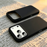 Premium Solid Color Liquid Silicone Shockproof Case for iPhone