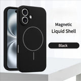 Magnetic Liquid Silicone Case for iPhone