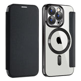 Flip Leather Card Holder Magnetic Case for iPhone