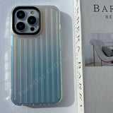 Hard 3D Stripe Laser Case For iPhone