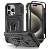 Heavy Duty with Camera Kickstand Phone Case for iPhone