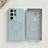 Magnetic Liquid Silicone Soft Case for Samsung
