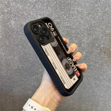 Retro Cassette Tapes Silicone Shockproof Soft Phone Case for iPhone
