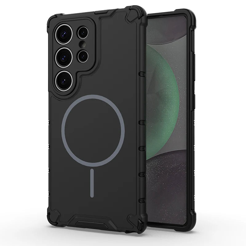 Luxury Frame Shockproof Strong Magnetic Case for Samsung
