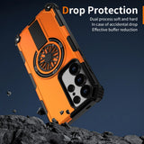 Hidden Holder Back Magnetic Phone Case For Samsung