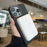 Leather Lichee Texture Protector Magnetic Case For iPhone