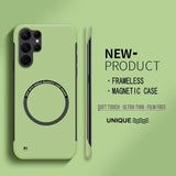 Ultra Thin Hard PC Magnetic Frameless Phone Case For Samsung