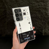 Fashion Game Plating Sliver Shockpoof Matte Case For Samsung