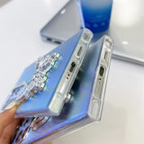 Aurora Gradient Butterfly Bracket Case for Samsung