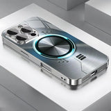 Tech-Style Electroplated Shockproof Case for iPhone