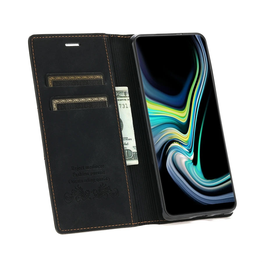 Wallet Fantastic Opposites Card Flip Leather Case For Samsung