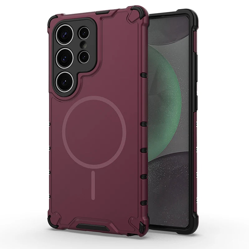 Luxury Frame Shockproof Strong Magnetic Case for Samsung