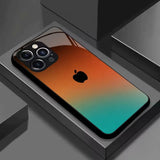 Fashion Gradient Apple Pattern Case for iPhone